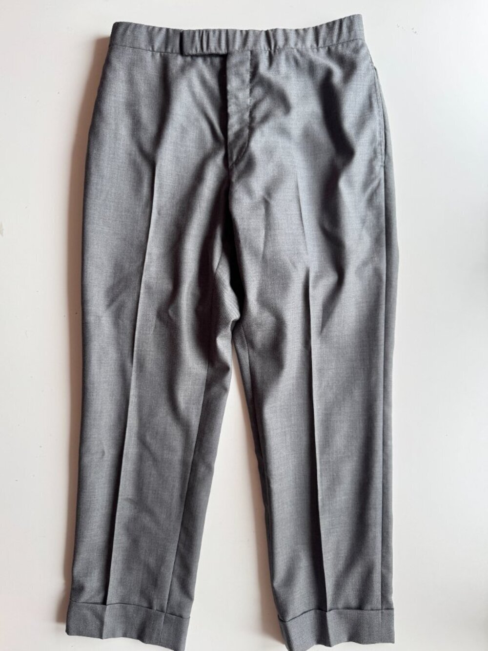 THOM BROWNE Grey 100% Wool Classic Twill 2 Piece Suit, Size 2/M - Picture 8 of 16